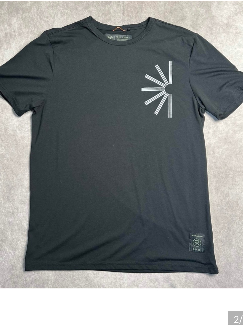 Roark Revival Men's Black Short Sleeve Graphic Tee